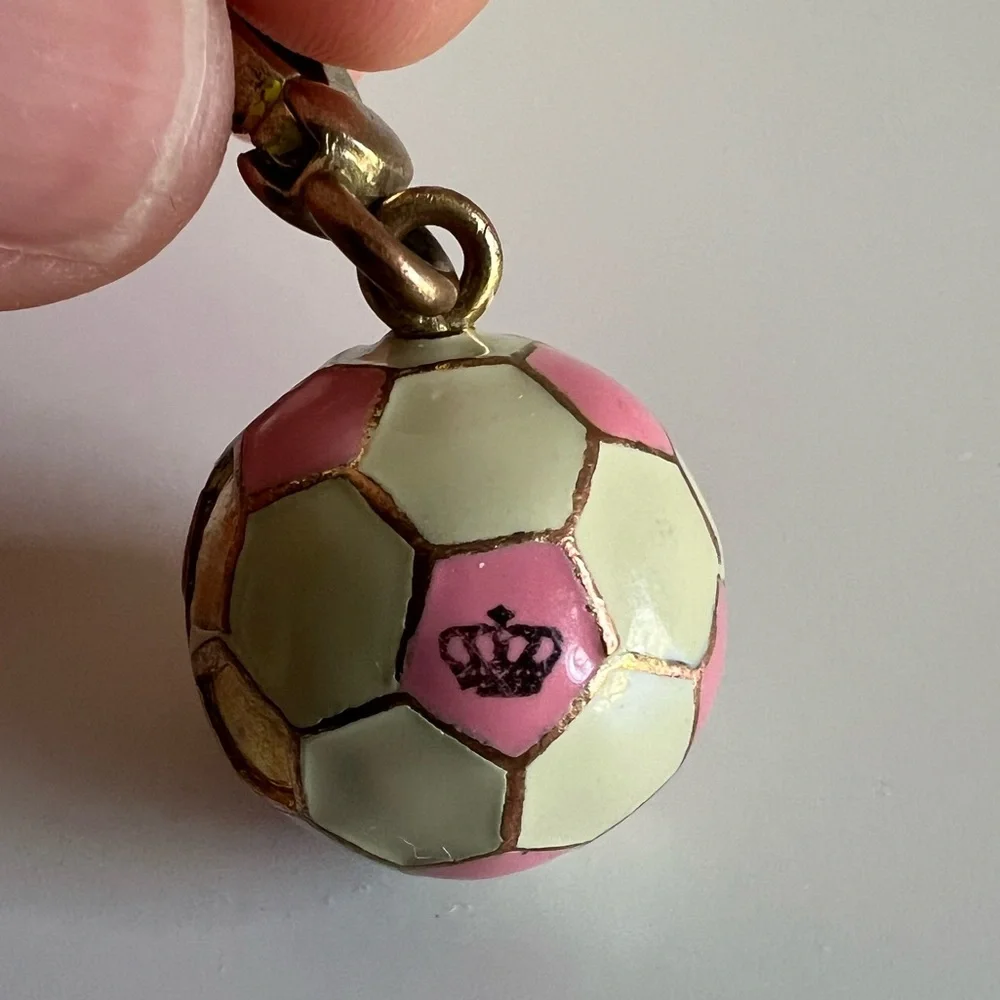 Juicy Couture Pink & Gold Soccer Charm - Picture 6 of 12